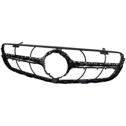 GLC300/GLC43 AMG 17-19 GRILLE, Textured Black Shell and Insert, w/ Camera Hole, (Coupe, GLC300/GLC43 AMG)/(SUV, GLC43 AMG)