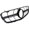 GLC300/GLC43 AMG 17-19 GRILLE, Textured Black Shell and Insert, w/ Camera Hole, (Coupe, GLC300/GLC43 AMG)/(SUV, GLC43 AMG)
