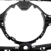 GLC300/GLC43 AMG 17-19 GRILLE, Textured Black Shell and Insert, w/ Camera Hole, (Coupe, GLC300/GLC43 AMG)/(SUV, GLC43 AMG)