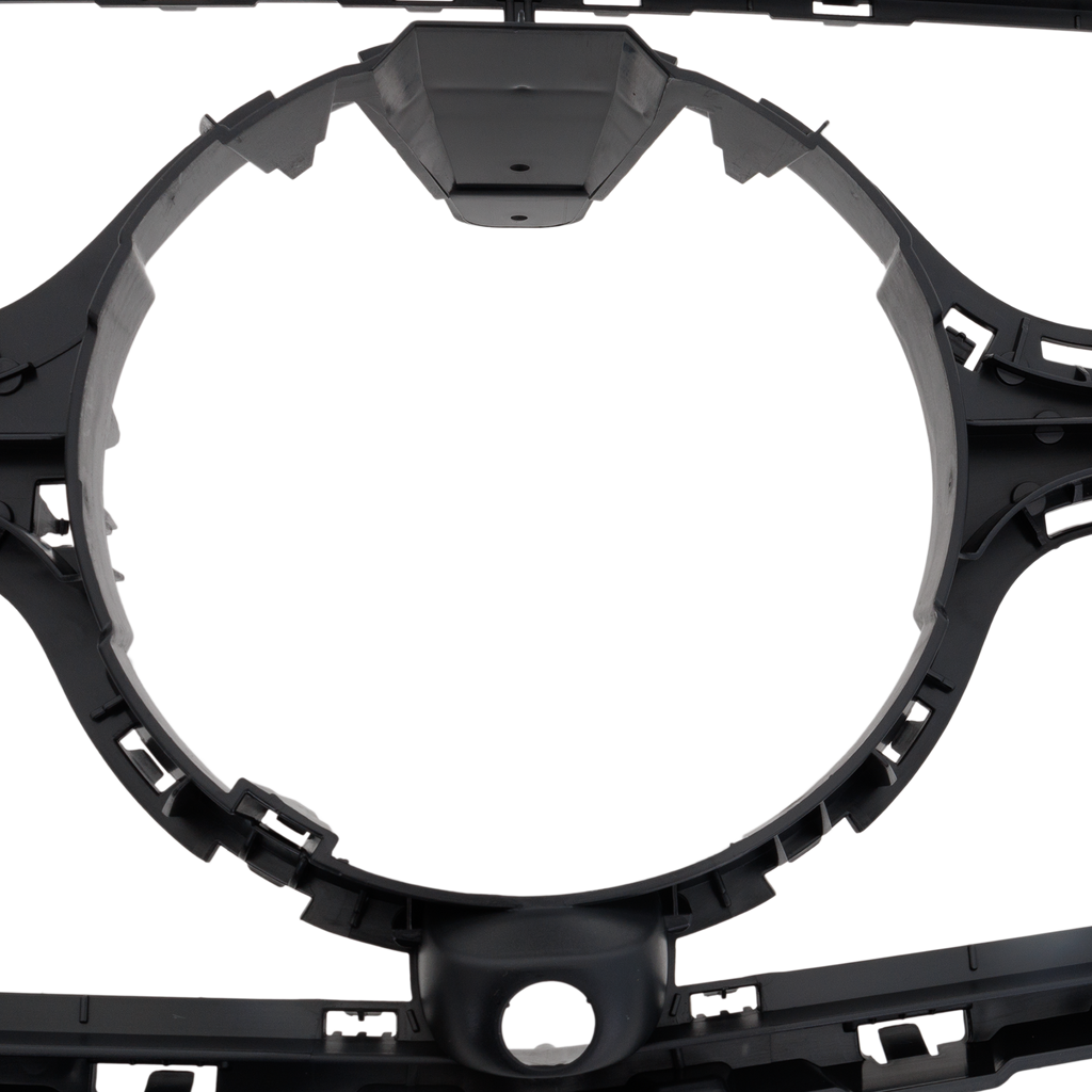GLC300/GLC43 AMG 17-19 GRILLE, Textured Black Shell and Insert, w/ Camera Hole, (Coupe, GLC300/GLC43 AMG)/(SUV, GLC43 AMG)