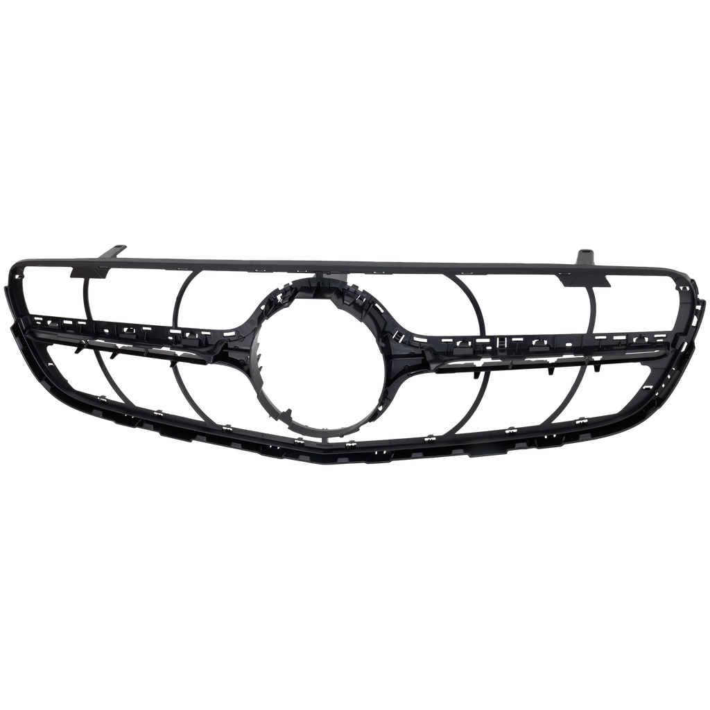 GLC300/GLC43 AMG 17-19 GRILLE, Textured Black Shell and Insert, w/o Camera Hole, (Coupe, GLC300/GLC43 AMG)/(SUV, GLC43 AMG)