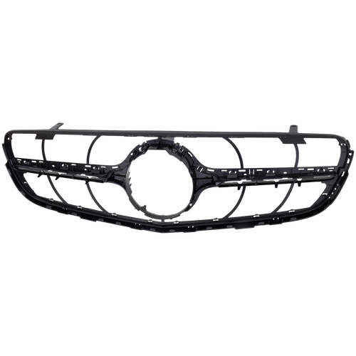 GLC300/GLC43 AMG 17-19 GRILLE, Textured Black Shell and Insert, w/o Camera Hole, (Coupe, GLC300/GLC43 AMG)/(SUV, GLC43 AMG)