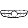 GLC300/GLC43 AMG 17-19 GRILLE, Textured Black Shell and Insert, w/o Camera Hole, (Coupe, GLC300/GLC43 AMG)/(SUV, GLC43 AMG)