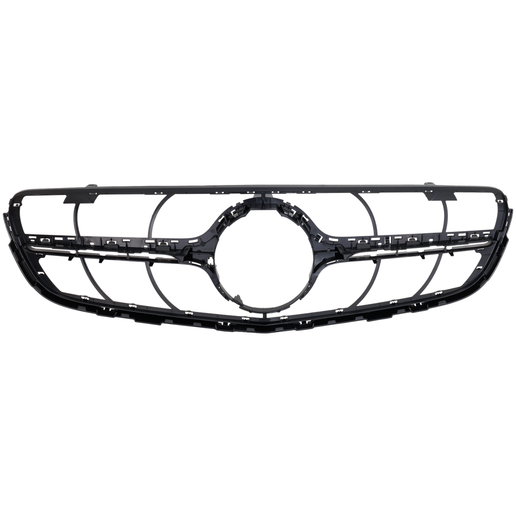 GLC300/GLC43 AMG 17-19 GRILLE, Textured Black Shell and Insert, w/o Camera Hole, (Coupe, GLC300/GLC43 AMG)/(SUV, GLC43 AMG)