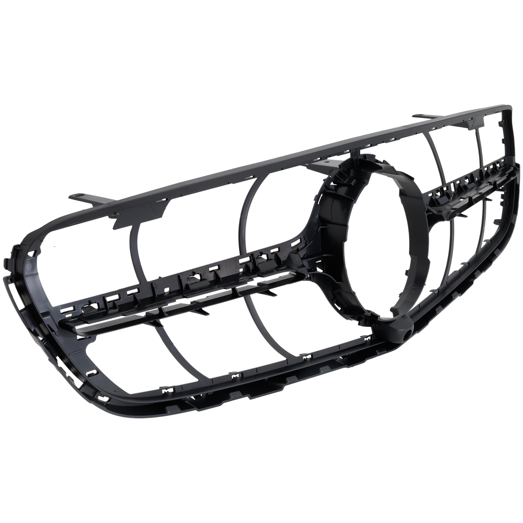 GLC300/GLC43 AMG 17-19 GRILLE, Textured Black Shell and Insert, w/o Camera Hole, (Coupe, GLC300/GLC43 AMG)/(SUV, GLC43 AMG)