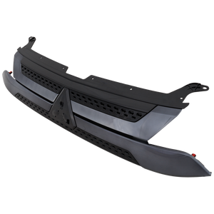 OUTLANDER 19-20 GRILLE, Textured Black Shell and Insert, w/ Chrome and Silver Molding