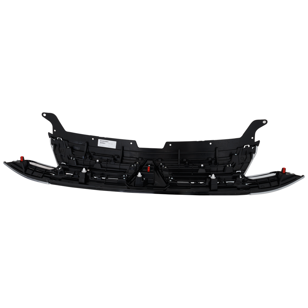 OUTLANDER 19-20 GRILLE, Textured Black Shell and Insert, w/ Chrome and Silver Molding