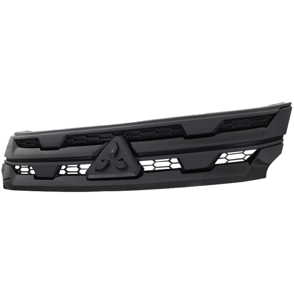 OUTLANDER SPORT/RVR 20-22 GRILLE, Textured Black Shell and Insert, w/ Black Molding