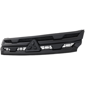 OUTLANDER SPORT/RVR 20-22 GRILLE, Textured Black Shell and Insert, w/ Black Molding
