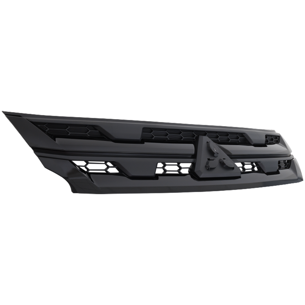 OUTLANDER SPORT/RVR 20-22 GRILLE, Textured Black Shell and Insert, w/ Black Molding