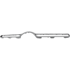 GLE350/GLE450 20-22 GRILLE MOLDING UPPER, Primed, w/o AMG Body Styling
