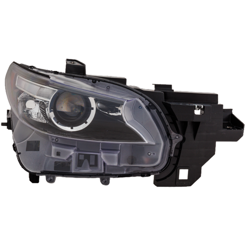 CX-9 16-23 HEAD LAMP RH, Lens and Housing, LED, w/o Adaptive Headlights - CAPA
