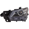 CX-9 16-23 HEAD LAMP LH, Lens and Housing, LED, w/o Adaptive Headlights - CAPA