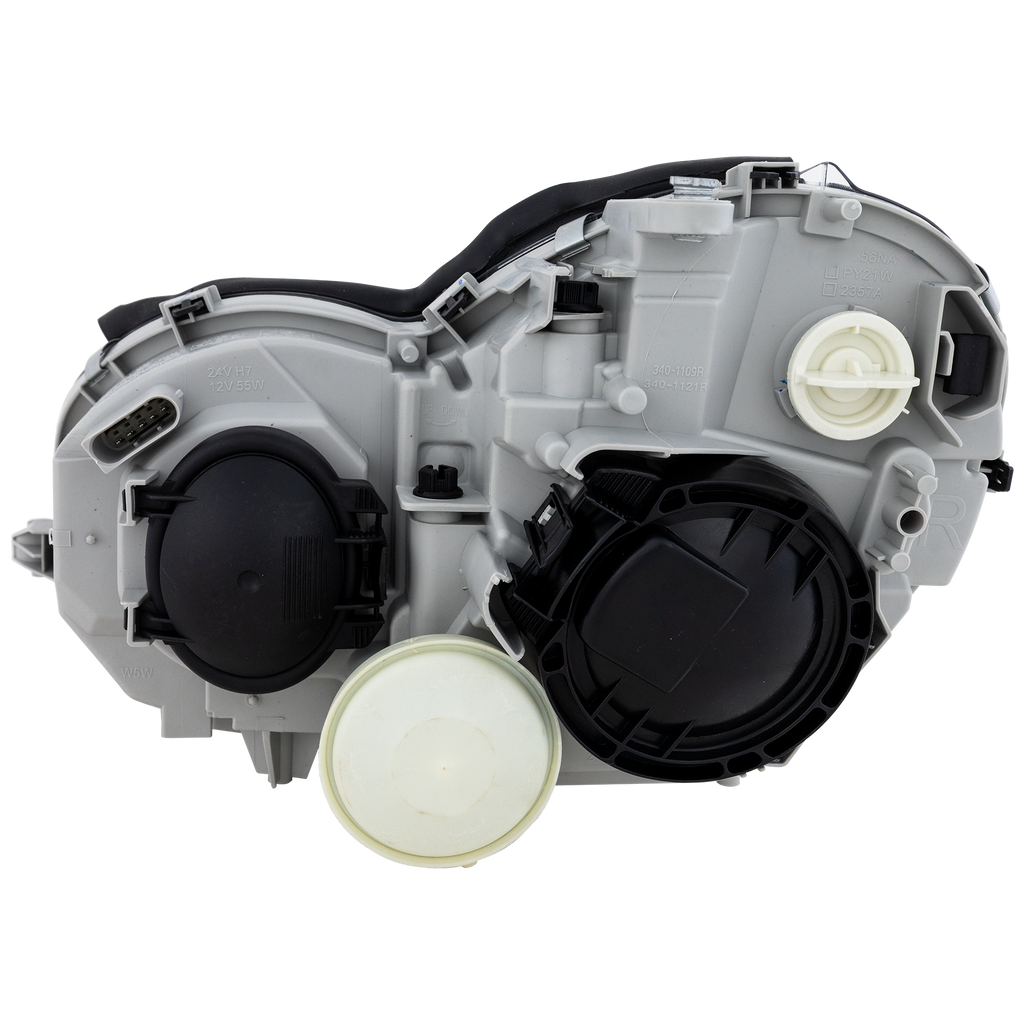 C CLASS 05-07 HEAD LAMP RH AND LH, Assembly, Halogen, Black Bezel, Sedan/Wagon, 2-Piece