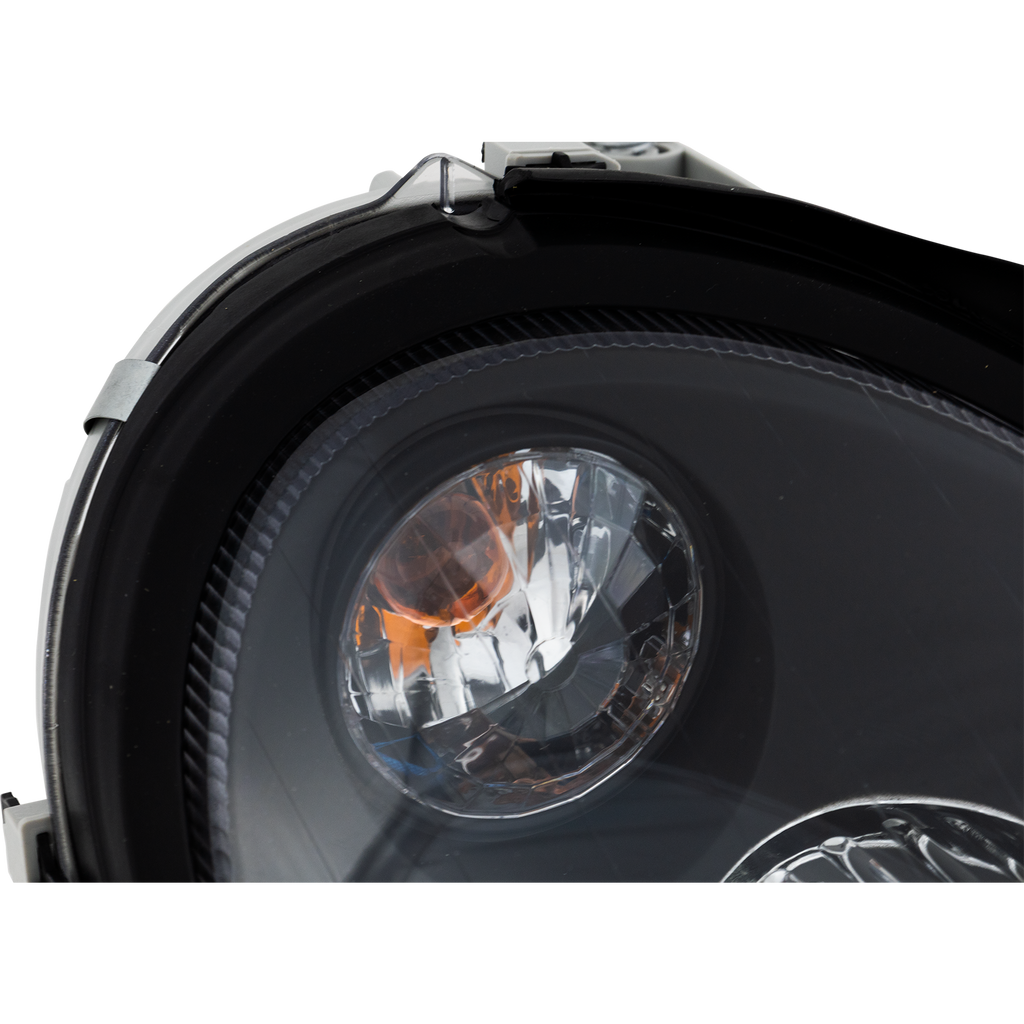 C CLASS 05-07 HEAD LAMP RH AND LH, Assembly, Halogen, Black Bezel, Sedan/Wagon, 2-Piece