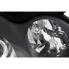 C CLASS 05-07 HEAD LAMP RH AND LH, Assembly, Halogen, Black Bezel, Sedan/Wagon, 2-Piece