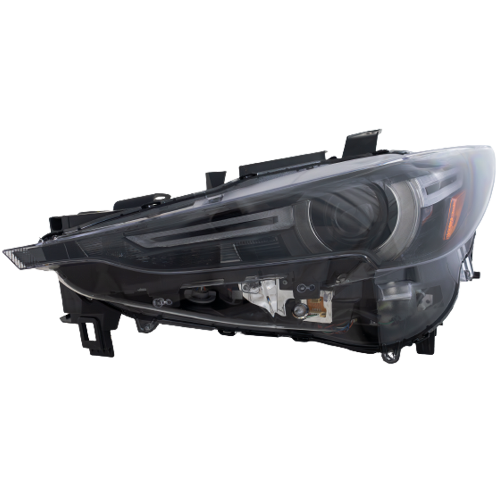 CX-5 17-20 HEAD LAMP LH, Lens and Housing, Halogen, w/ Adaptive Frontlighting System, To 3-1-20 - CAPA