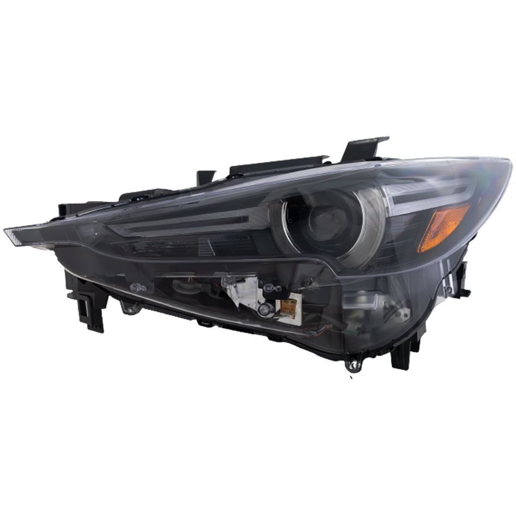 CX-5 17-20 HEAD LAMP LH, Lens and Housing, Halogen, w/ Adaptive Frontlighting System, To 3-1-20 - CAPA