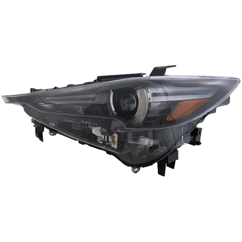 CX-5 17-20 HEAD LAMP LH, Lens and Housing, Halogen, w/ Adaptive Frontlighting System, To 3-1-20 - CAPA