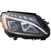 C-CLASS 15-18 HEAD LAMP RH, Assembly, LED, w/o Adaptive Headlight, Coupe/Sedan