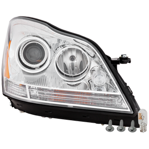 GL-CLASS 08-09, HEAD LAMP RH, Lens and Housing, HID, w/o HID Kit