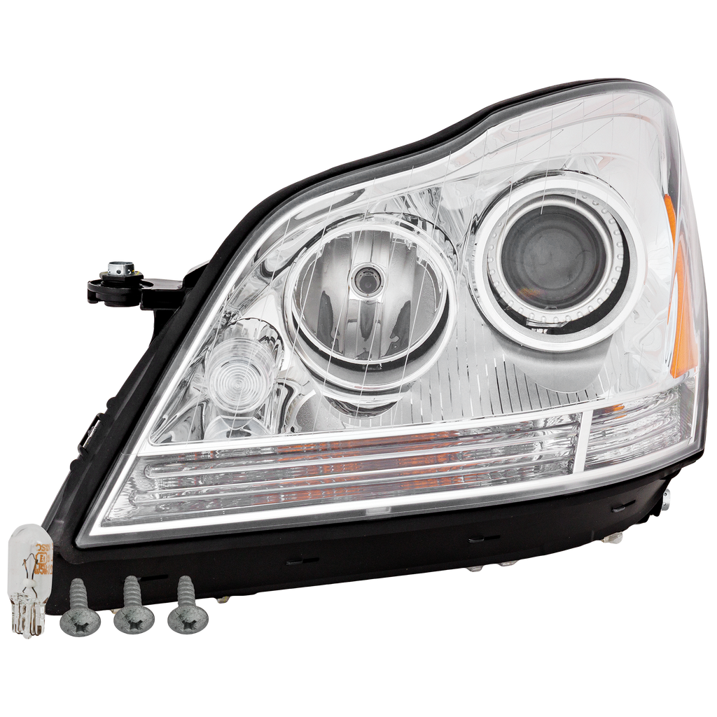 GL-CLASS 08-09, HEAD LAMP LH, Lens and Housing, HID, w/o HID Kit