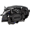 C-CLASS 12-14 PROJECTOR HEAD LAMP RH AND LH, Assembly, Halogen, Black Interior, w/ LED DRL, w/o Corner Light, Coupe
