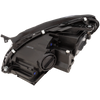 C-CLASS 12-14 PROJECTOR HEAD LAMP RH AND LH, Assembly, Halogen, Black Interior, w/ LED DRL, w/o Corner Light, Coupe