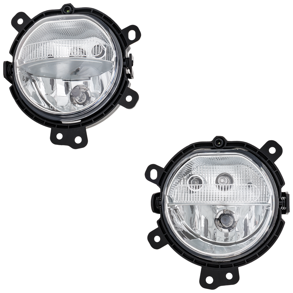 COOPER 14-19 FOG LAMP RH AND LH, Assembly, Halogen, Clear Lens