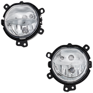 COOPER 14-19 FOG LAMP RH AND LH, Assembly, Halogen, Clear Lens