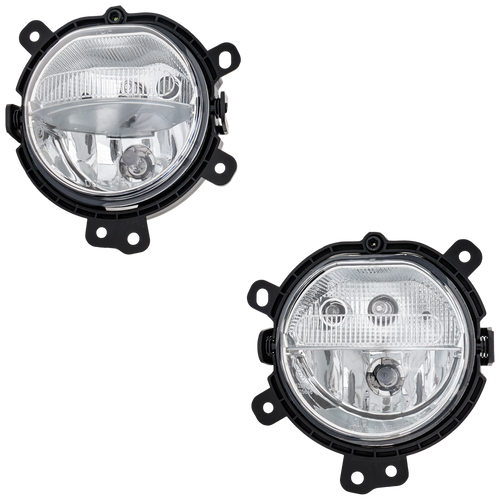 COOPER 14-19 FOG LAMP RH AND LH, Assembly, Halogen, Clear Lens
