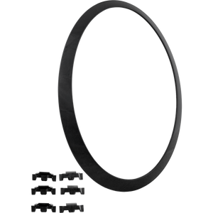 COOPER 14-23 HEAD LAMP BEZEL RH, Piano Black, Hatchback/(16-21, Convertible)