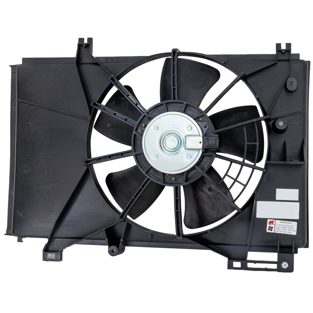 MAZDA 2 11-14 RADIATOR FAN ASSEMBLY, Single Fan