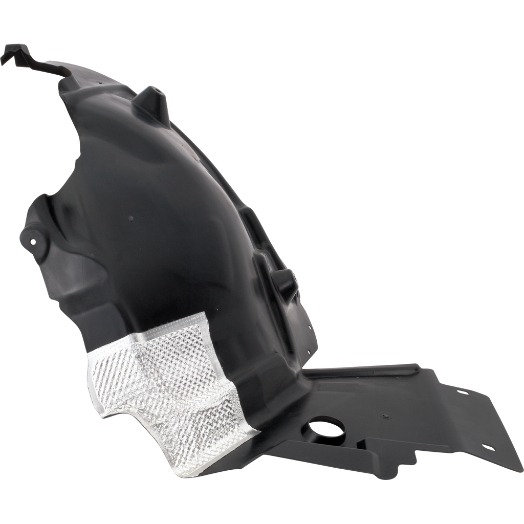 E-CLASS 17-22 FRONT FENDER LINER RH, Rear Section, Injection Form w/ Rubber and Aluminum Pad, E300/E350/E53 AMG/E450 Models, Sedan/Wagon