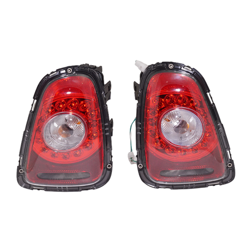 COOPER 07-10 TAIL LAMP RH AND LH, Assembly, LED, Clear Lens, 2-Piece