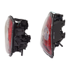 COOPER 07-10 TAIL LAMP RH AND LH, Assembly, LED, Clear Lens, 2-Piece