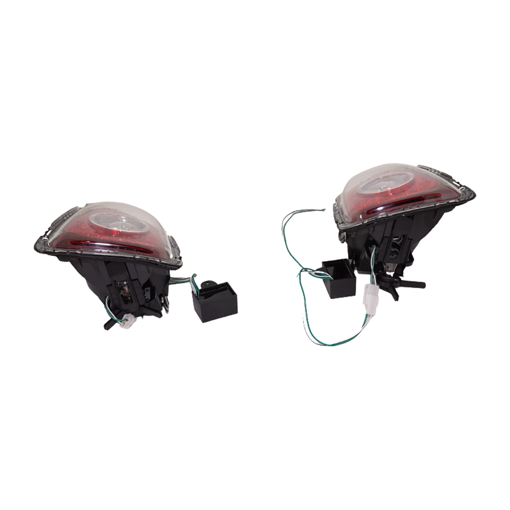 COOPER 07-10 TAIL LAMP RH AND LH, Assembly, LED, Clear Lens, 2-Piece