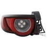 MAZDA 3 19-21 TAIL LAMP LH, Outer, Assembly, LED, w/ Signature Lighting, Hatchback - CAPA