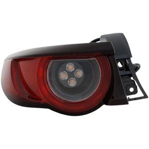 MAZDA 3 19-21 TAIL LAMP LH, Outer, Assembly, LED, w/o Signature Lighting, Hatchback - CAPA