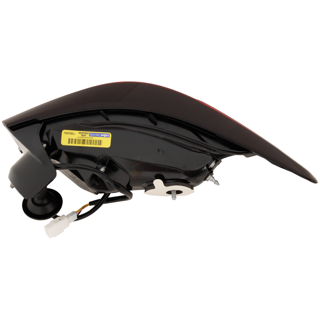 MAZDA 3 19-21 TAIL LAMP LH, Outer, Assembly, LED, w/o Signature Lighting, Hatchback - CAPA