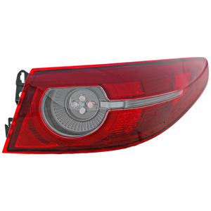MAZDA 3 19-21 TAIL LAMP RH, Outer, Assembly, Halogen, w/o Signature Lighting, Sedan
