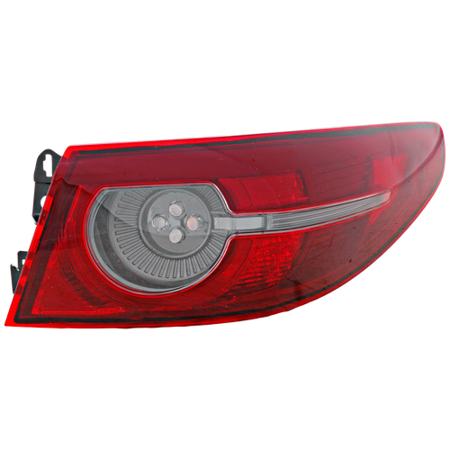 MAZDA 3 19-21 TAIL LAMP RH, Outer, Assembly, Halogen, w/o Signature Lighting, Sedan