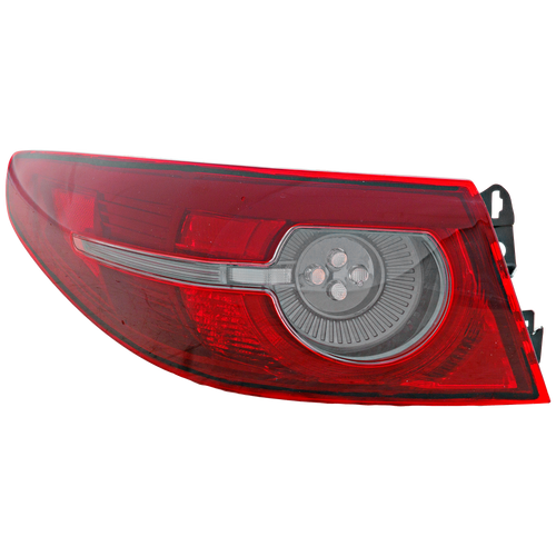 MAZDA 3 19-21 TAIL LAMP LH, Outer, Assembly, Halogen, w/o Signature Lighting, Sedan