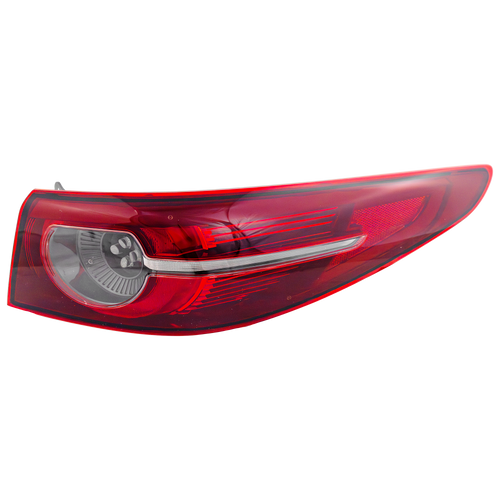MAZDA 3 19-21 TAIL LAMP RH, Outer, Assembly, LED, w/ Signature Lighting, Sedan