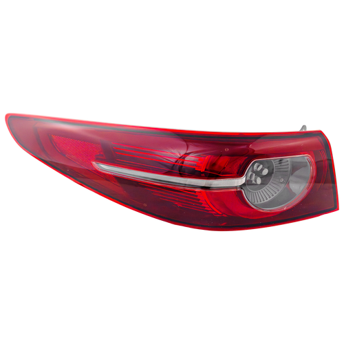 MAZDA 3 19-21 TAIL LAMP LH, Outer, Assembly, LED, w/ Signature Lighting, Sedan