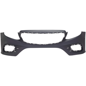 E400/E450 18-20 FRONT BUMPER COVER, Primed, w/ AMG Styling Package, w/ Active Park Assist Sensor Holes, Coupe/Convertible