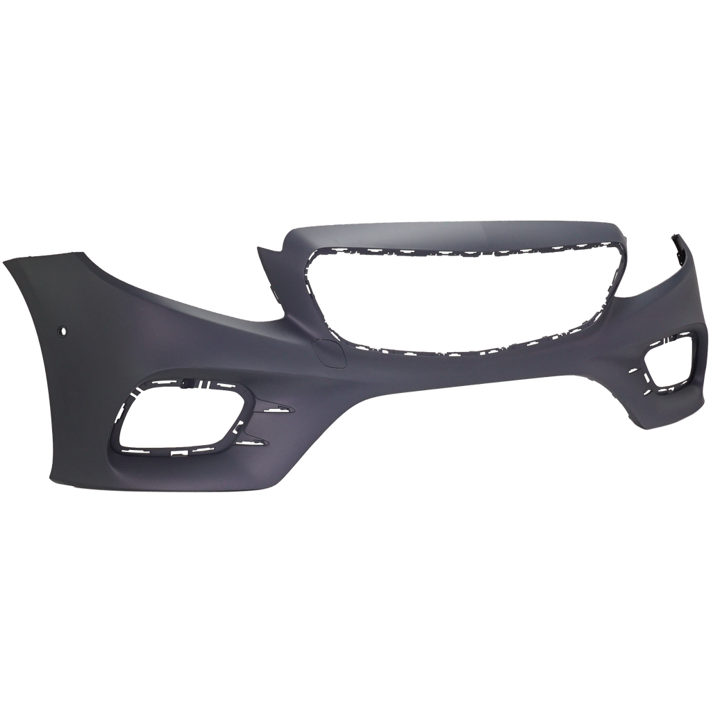 E400/E450 18-20 FRONT BUMPER COVER, Primed, w/ AMG Styling Package, w/ Active Park Assist Sensor Holes, Coupe/Convertible