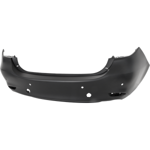 MAZDA 6 18-21 REAR BUMPER COVER, Primed, w/ Black Trim, w/ Parking Aid Sensor Holes