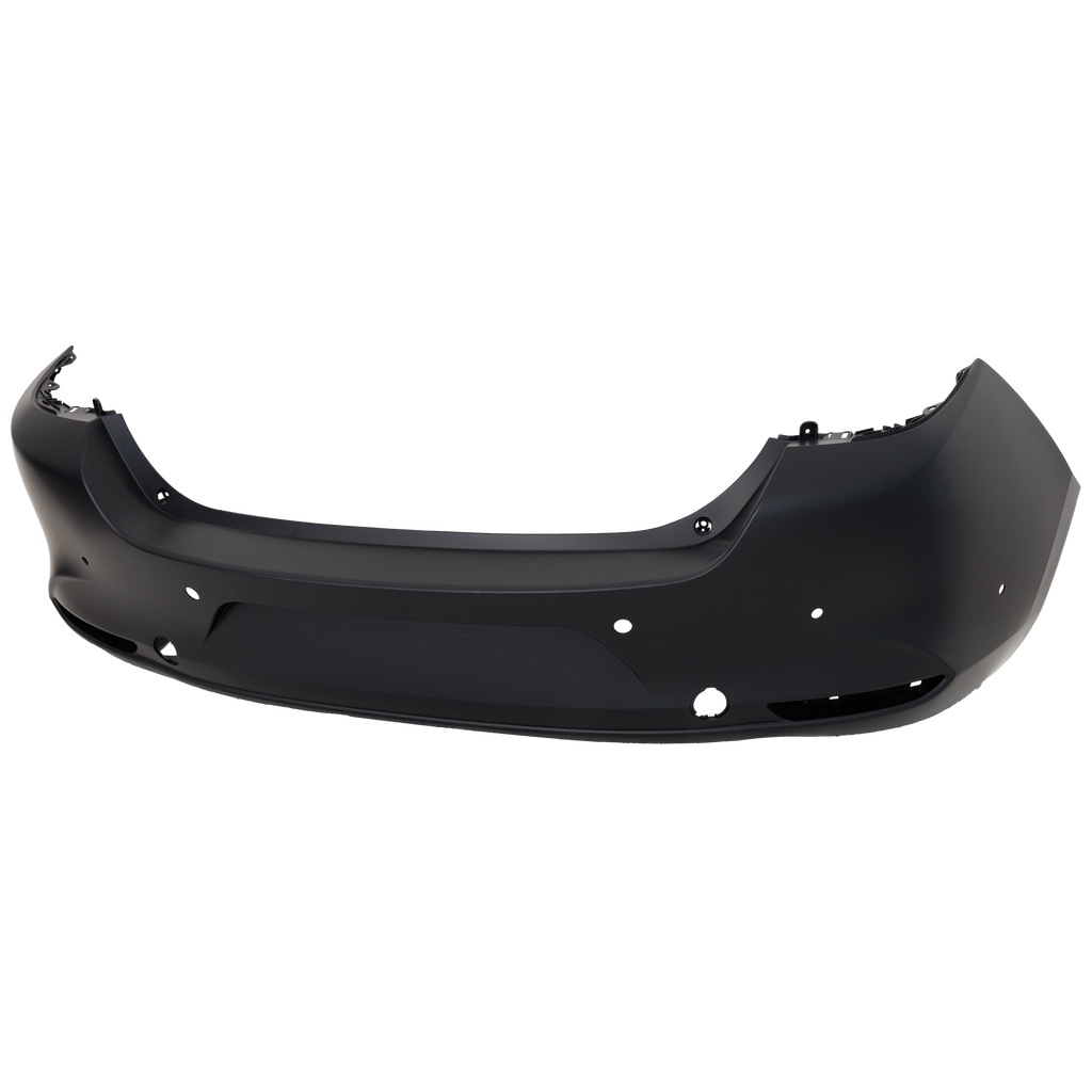 MAZDA 3 19-20 REAR BUMPER COVER, Upper Primed, Lower Textured, w/ Parking Sensors, w/ Blind Spot Detection, Mexico Built Vehicle, Base Model