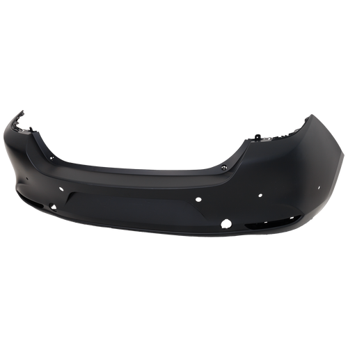 MAZDA 3 19-20 REAR BUMPER COVER, Upper Primed, Lower Textured, w/ Parking Sensors, w/ Blind Spot Detection, Mexico Built Vehicle, Base Model